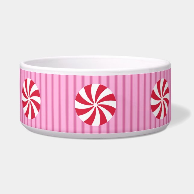 Fun and Fancy Pink Christmas Peppermint Candy (Front)