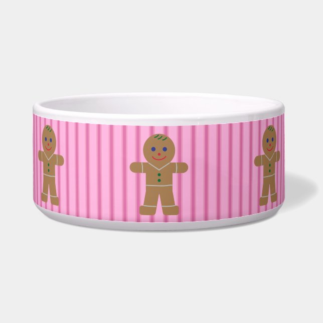 Fun and Fancy Pink Gingerbread Man (Front)