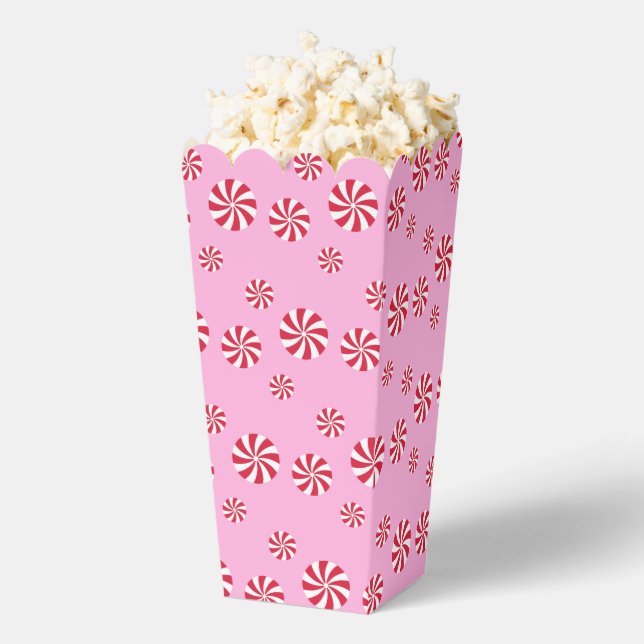 Fun and Fancy Pink Peppermint Popcorn Favour Box (Popped)