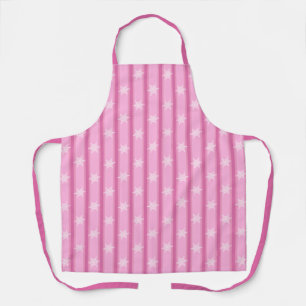 Fun and Fancy Pink Snowflake Apron