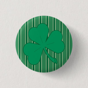 Fun and Fancy Shamrock 3 Cm Round Badge
