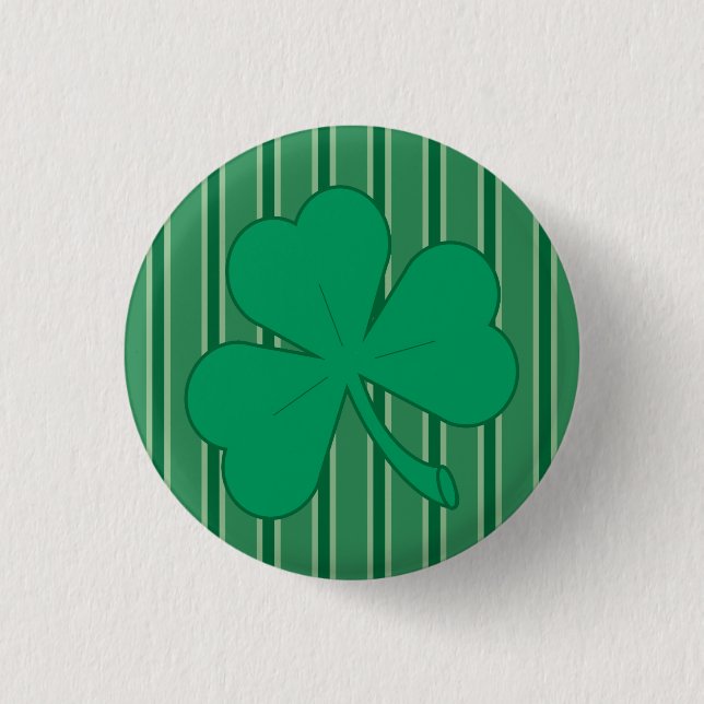Fun and Fancy Shamrock 3 Cm Round Badge (Front)