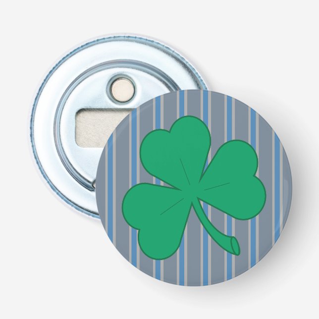 Fun and Fancy Shamrock Bottle Opener (Front)