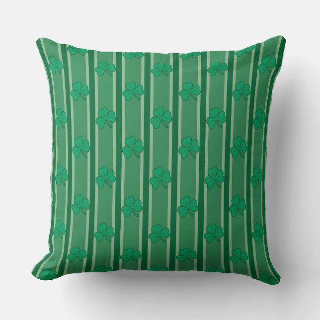 Fun and Fancy Shamrock Cushion (Front)