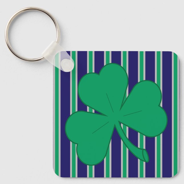 Fun and Fancy Shamrock Key Ring (Front)