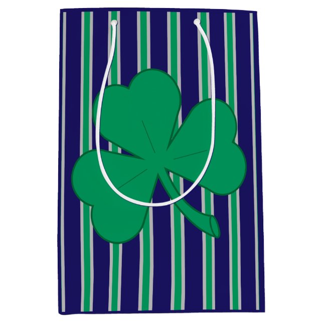 Fun and Fancy Shamrock Medium Gift Bag (Front)