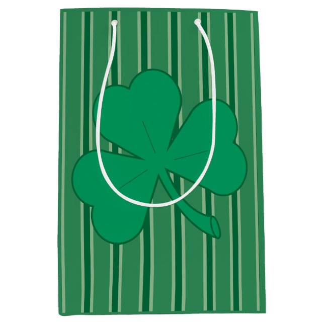 Fun and Fancy Shamrock Medium Gift Bag (Front)