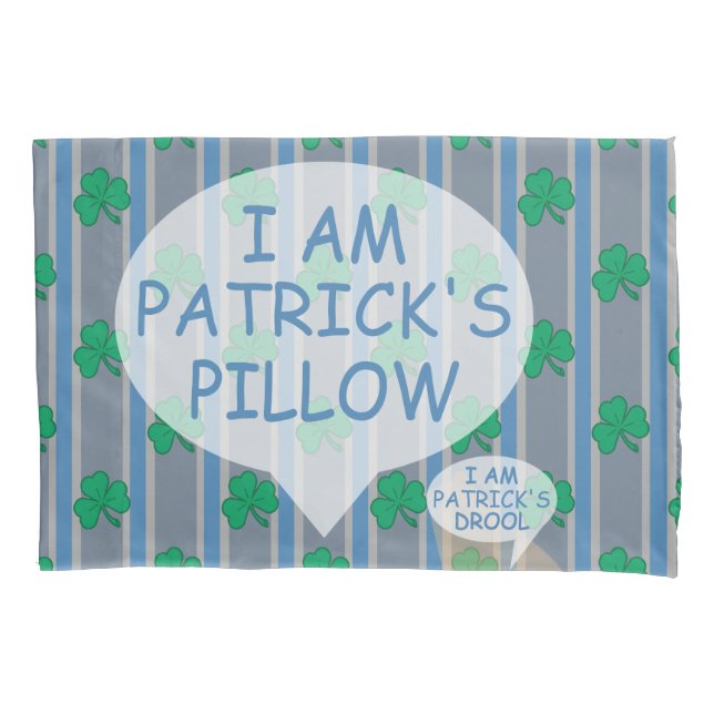 Fun and Fancy Shamrock Pillowcase (Front)