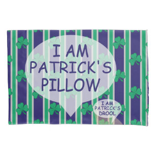 Fun and Fancy Shamrock Pillowcase