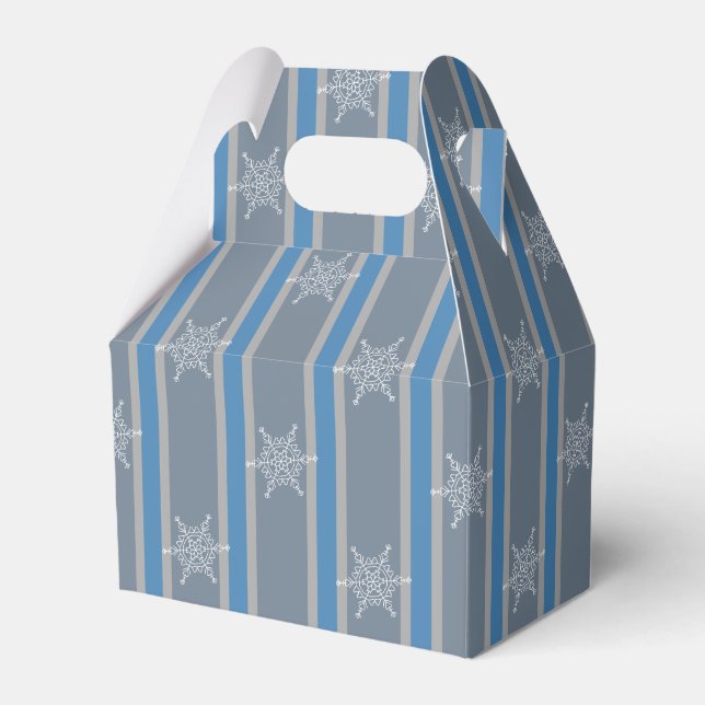 Fun and Fancy Snowflake Favour Box (Front Side)