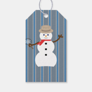 Fun and Fancy Snowman Detective Gift Tags