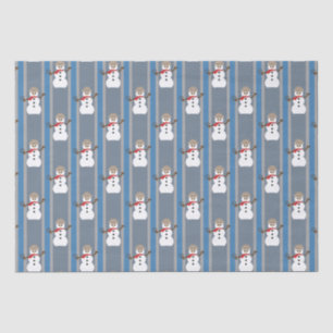 Fun and Fancy Snowman Detective Tissue Paper