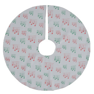Fun and Fancy Ukulele Tuning Song Music Note Brushed Polyester Tree Skirt