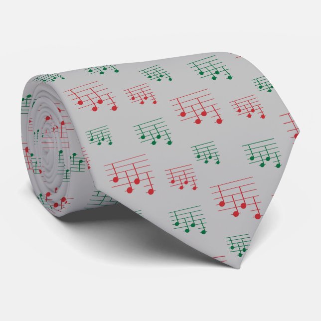 Fun and Fancy Ukulele Tuning Song Music Note Tie (Rolled)