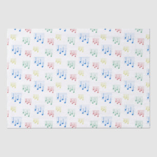 Fun and Fancy Ukulele Tuning Song Music Note Tissue Paper