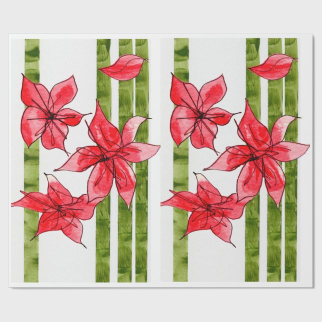 FUN AND FESTIVE CHRISTMAS WRAPPING PAPER (Flat)