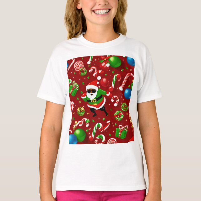 Fun and Festive Holiday Design T-Shirt (Front)