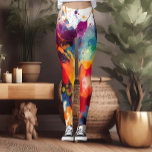 Fun and Fierce colourful Watercolor Print Leggings<br><div class="desc">I love colour and can't get enough of these wonderful watercolor print designs.  These leggings are a great way to show off your eclectic fun style.</div>