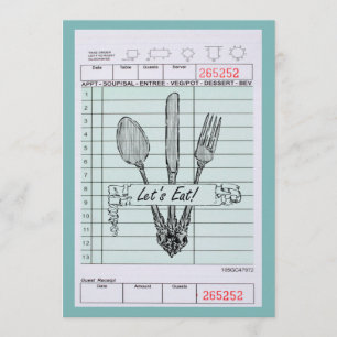 Fun and Funky Dinner Party Invitation