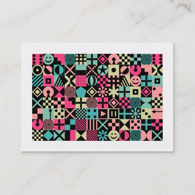 Fun and Games (Bordered) Business Card (Front)