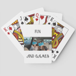FUN AND GAMES PLAYING CARDS