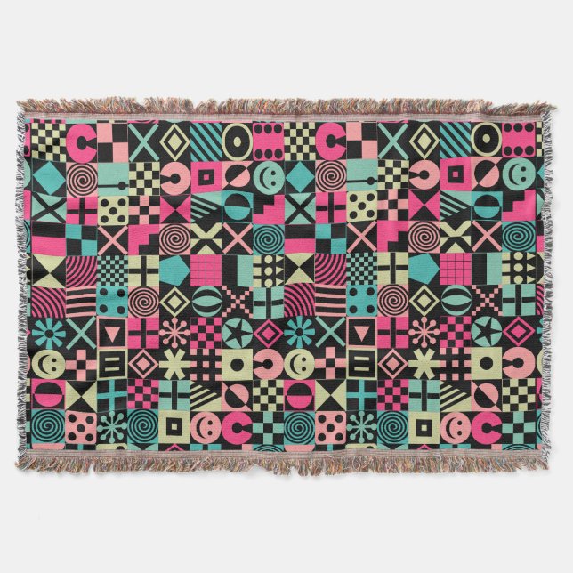 Fun and Games Throw Blanket (Front)