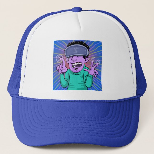 Fun and humour ! trucker hat (Front)