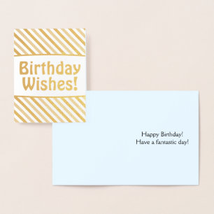 Fun and Silly "Birthday Wishes!" Card
