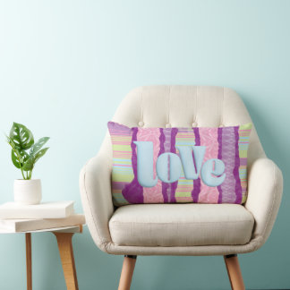 Fun and Stylish Feminine Throw Pillow