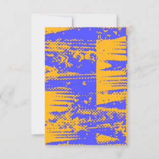 Fun and Vibrant Blank Invitation Card