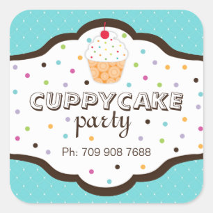 Fun and Whimsical Bakery Labels   Stickers
