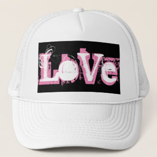 fun and wild LOVE lettering Trucker Hat