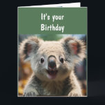 Fun Animal Humour Koala Koality Fun  Card<br><div class="desc">Fun Animal Humour Koala Koality Fun  May the whole day be filled with koality fun</div>