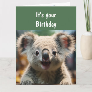 Fun Animal Humour Koala Koality Fun Card