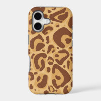 Fun animal print leopard pattern phone case