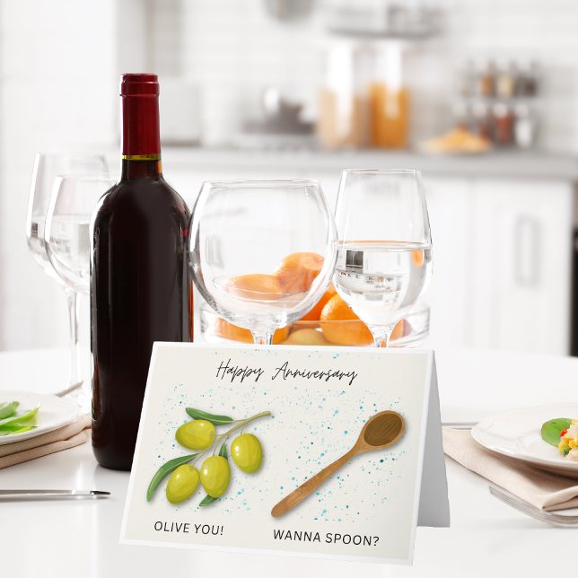 Fun Anniversary Card for Anyone Who Loves Cooking (Creator Uploaded)