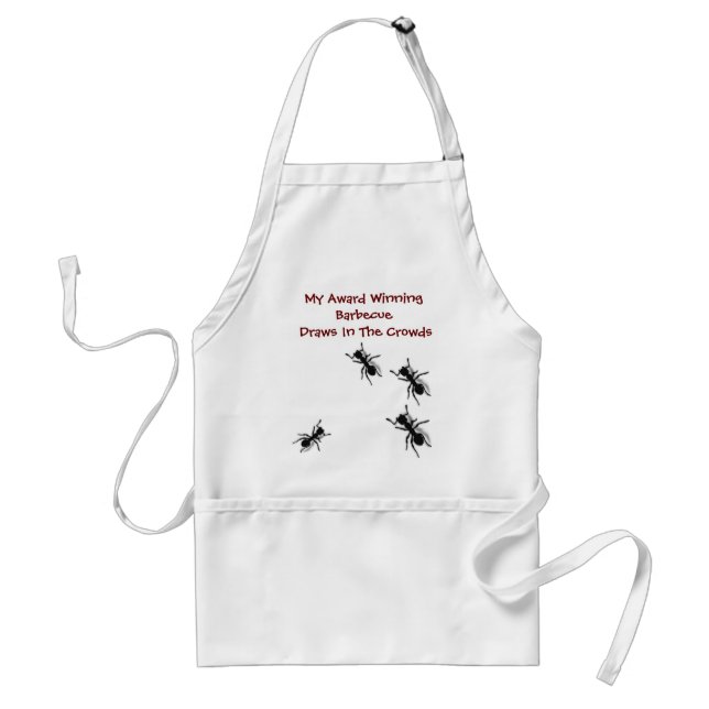 Fun Ant Invasion Barbecue Apron (Front)