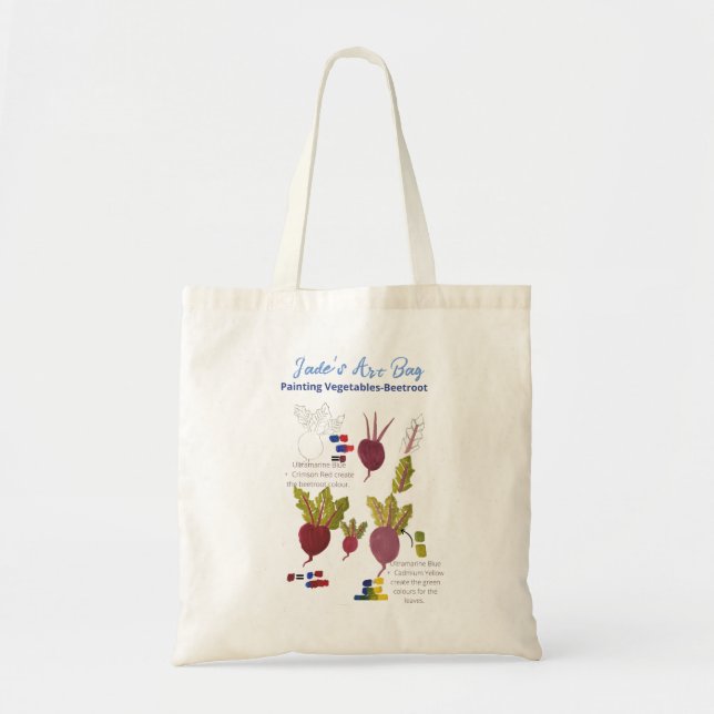 Fun Art Lesson Beetroot Children’s Tote Bag (Front)
