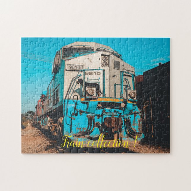 Fun Art Train Picture Family Jigsaw Puzzle (Horizontal)
