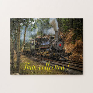 Fun Art Train Picture Family Jigsaw Puzzle