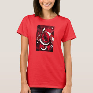Fun Artistic Dragon Abstract Art Design Shirt