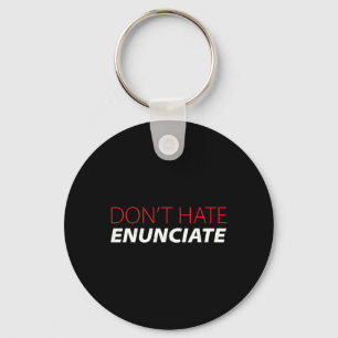 Fun Asl Sign Language Lip Reading Deaf Awareness Key Ring