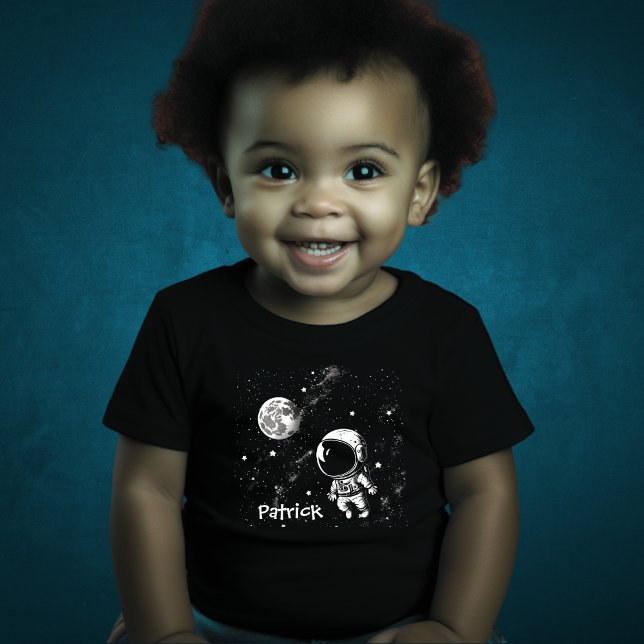 Fun Astronaut In Space Toddler T-Shirt (Creator Uploaded)