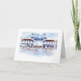 FUN AT PACIFIC BEACH, SAN DIEGO, CALIFORNIA CARD