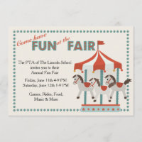 Fun at the Fair Invitation