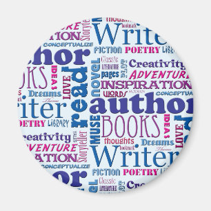 Fun Authors Pattern Magnet