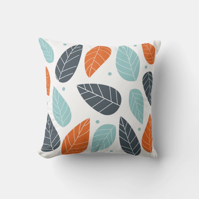 Fun Autumn Throw Pillow (Front)