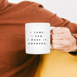 Fun Awesome Trendy Modern Two-Tone Coffee Mug