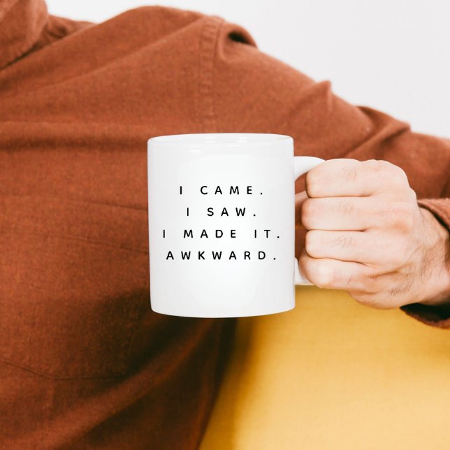 Fun Awesome Trendy Modern Two-Tone Coffee Mug (Creator Uploaded)