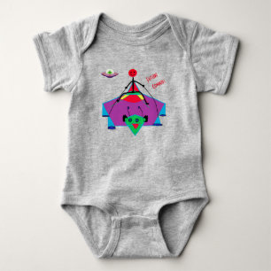 Fun Baby Alien - Cowboy Bodysuit
